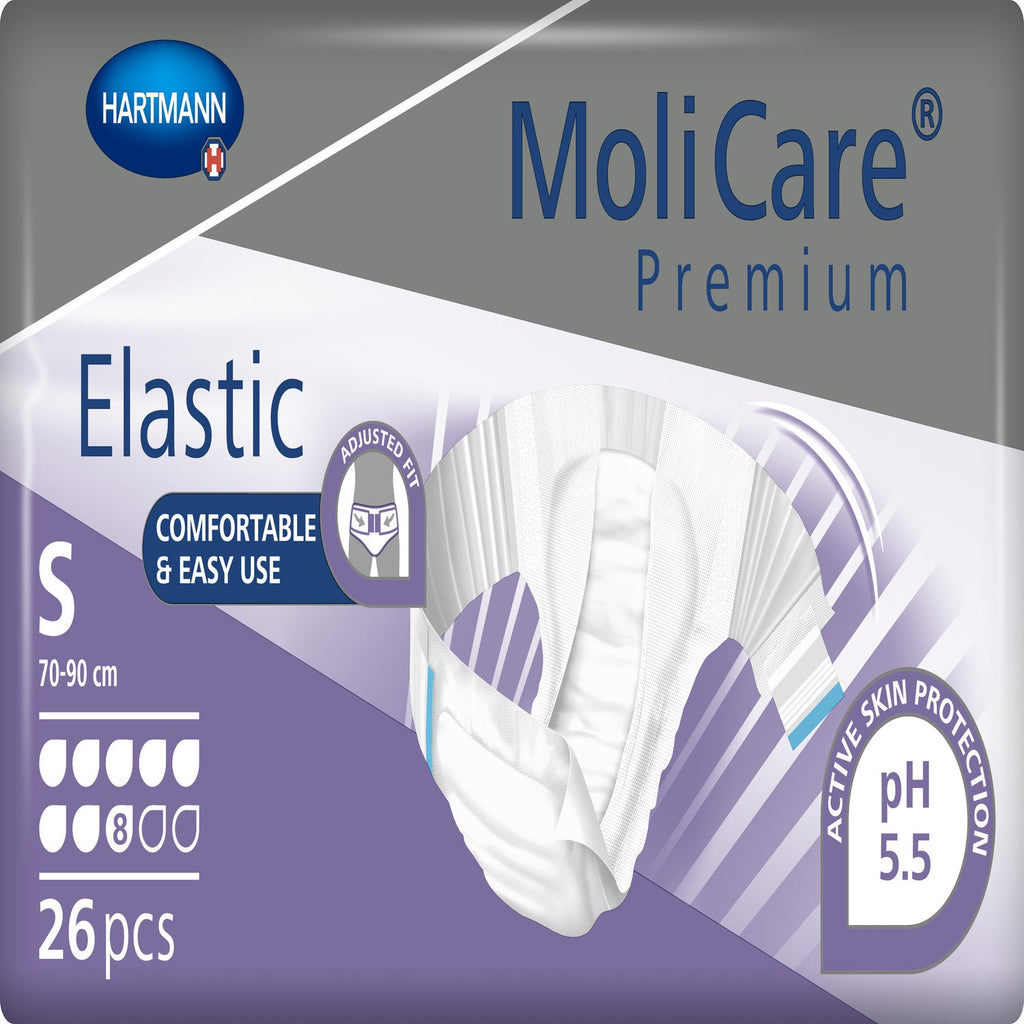 MoliCare Premium Elastic High Absorbency Incontinence Briefs 8D