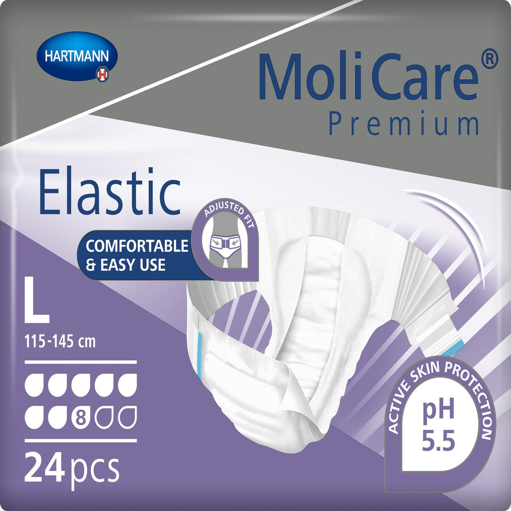 MoliCare Premium Elastic High Absorbency Incontinence Briefs 8D