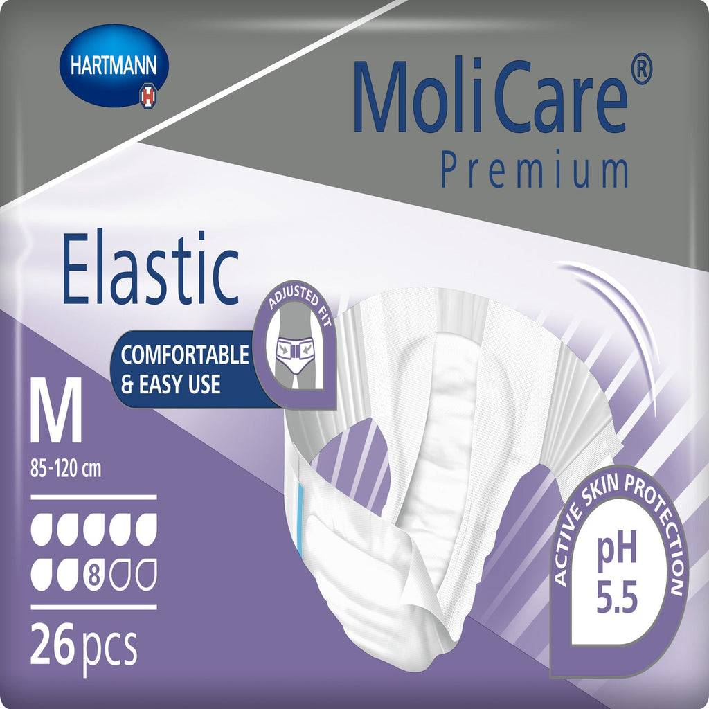 MoliCare Premium Elastic High Absorbency Incontinence Briefs 8D