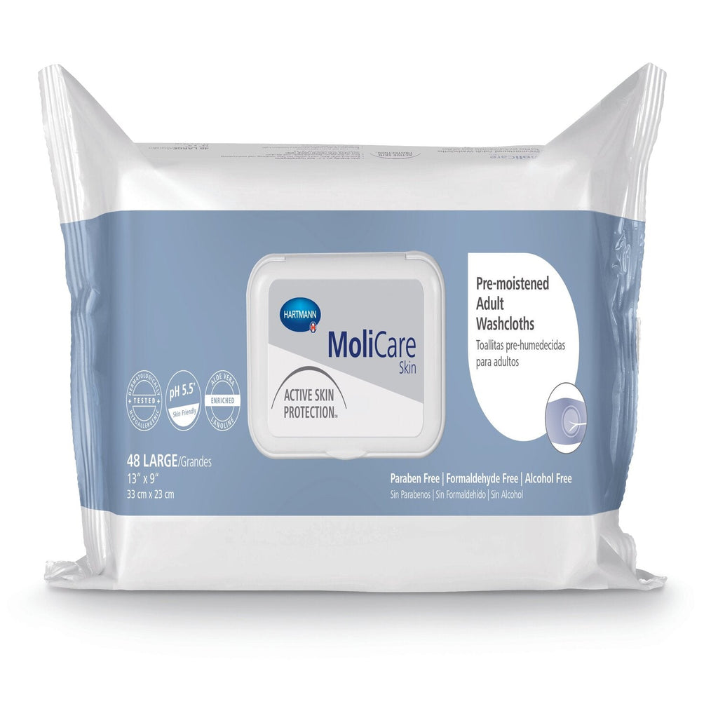 MoliCare Scented Skin Washcloths, Soft Pack