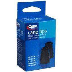 Carex Cane Tip, For Use With Carex Canes with 0.88 in. shafts, TPR Rubber