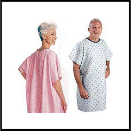 Snap Wrap Patient Exam Gown, Garden Print