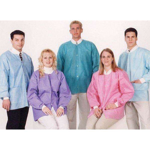 Extra-Safe Lab Jacket, X-Large, Sky Blue