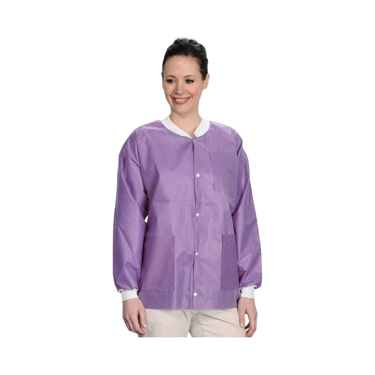 Extra-Safe Lab Jacket, Large, Purple