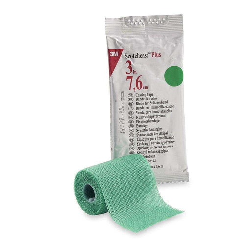 3M Scotchcast Plus Green Cast Tape, 3 Inch x 12 Foot