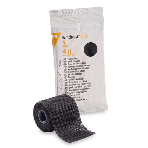 3M Scotchcast Plus Black Cast Tape, 2 Inch x 12 Foot