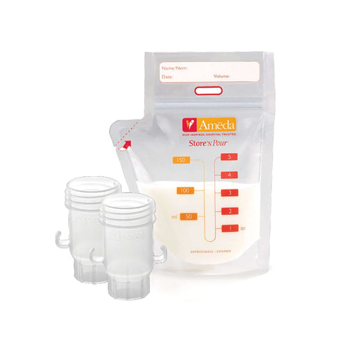 Ameda Store €˜N Pour Breast Milk Storage Bag