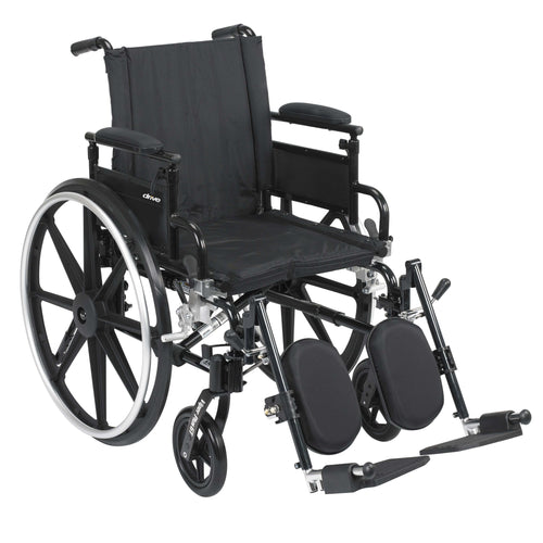 drive Viper Plus GT 18 Inch Seat Width Wheelchair with Elevating Legrests