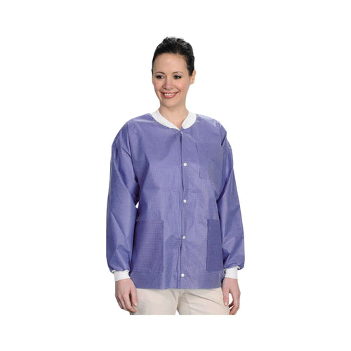 Extra-Safe Lab Jacket, Large, Blueberry