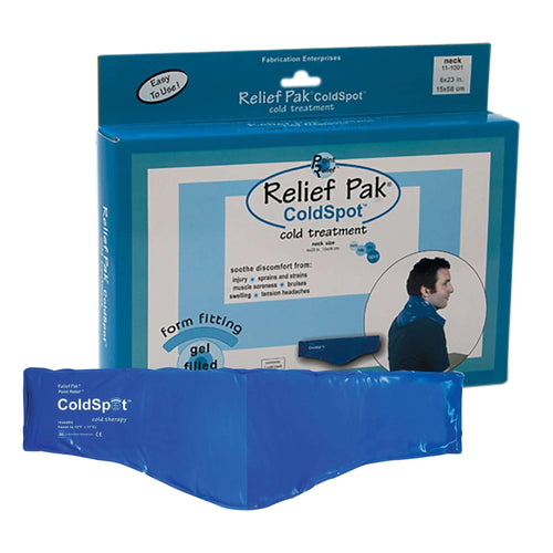 Relief Pak ColdSpot Blue Vinyl Pack, Neck Contour