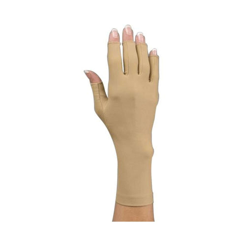 Rolyan Left Compression Glove, Medium, Beige