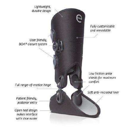 Exos Left Ankle Brace, Medium