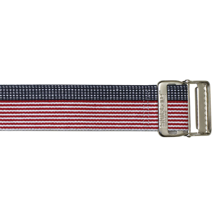 SkiL-Care Heavy-Duty Gait Belt with Metal Buckle, Stars & Stripes, 60 Inch