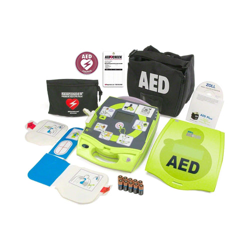 AED Plus Automated External Defibrillator Package