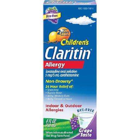 Children's Claritin Loratadine Children's Allergy Relief, 4 oz. Bottle