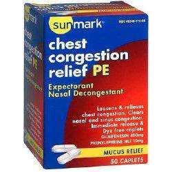 sunmark Cold and Cough Relief, 50 Tablets per Box