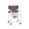 IPU Standard Line Shower Chair Commode, Plum