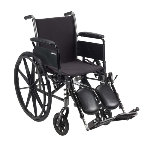 drive Cruiser III 24 Inch Width Wheelchair with Elevating Legrest