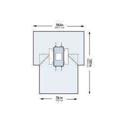 McKesson Abdominal Drape