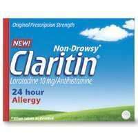 Claritin Loratadine Allergy Relief, 10 tablets per Box