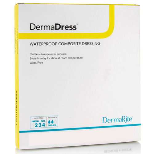 DermaDress Composite Dressing, 4 x 4 Inch