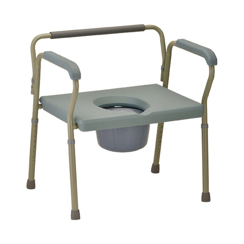 Heavy Duty Commode with Extra Wide Seat