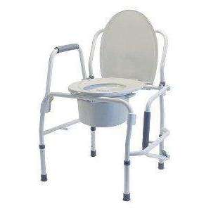 Lumex Silver Collection Commode Chair