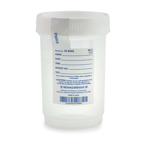 McKesson Specimen Container for Pneumatic Tube Systems