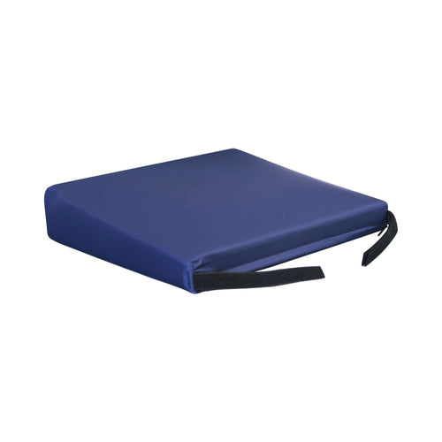 NYOrtho Seat Cushion, 18 in. W x 16 in. D x 2 in. H, Gel / Foam, Blue, Non-inflatable