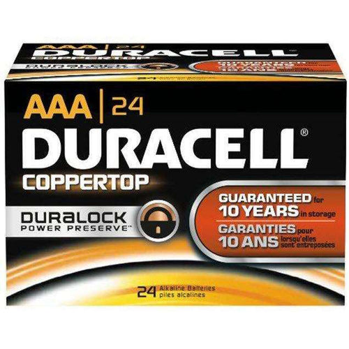 Duracell Coppertop Alkaline Battery, AAA