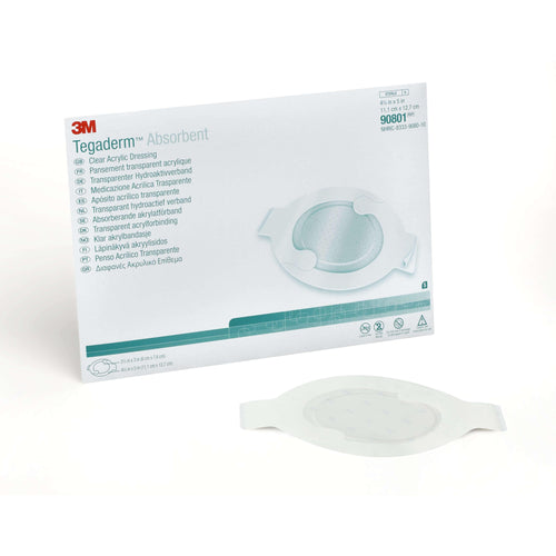 3M Tegaderm Absorbent Clear Acrylic Dressing, 4½ x 5 inch