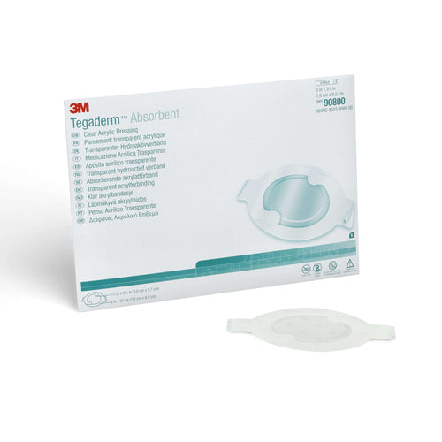 3M Tegaderm Absorbent Clear Acrylic Dressing, 3 x 3 inch