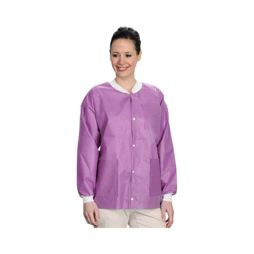 Extra-Safe Lab Jacket, Medium, Raspberry