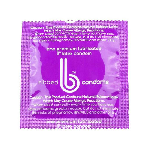 Ribbed B Condom