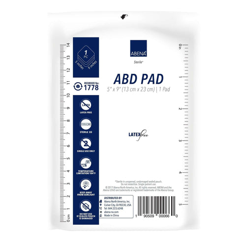 Abena Sterile Abdominal Pad, 5 x 9 Inch