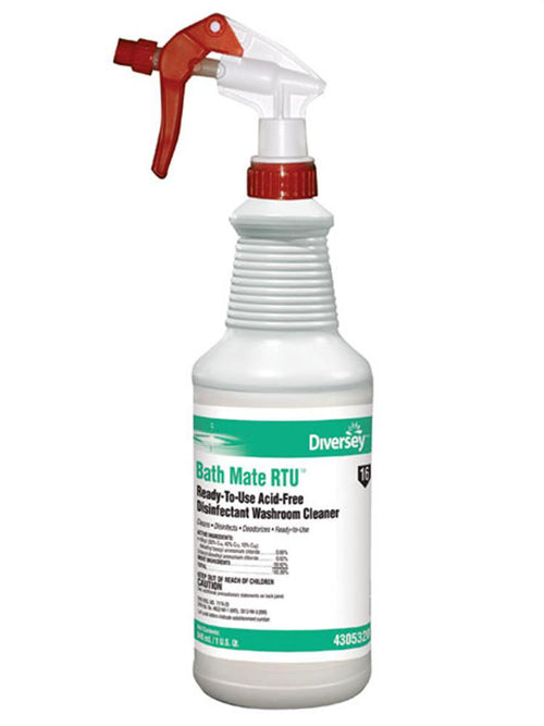 Bath Mate RTU Surface Disinfectant Cleaner, 32 oz. Spray Bottle