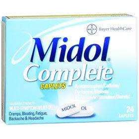 Midol Complete Acetaminophen / Caffeine / Pyrilamine Maleate Cramp Relief, 24 Caplets per Box