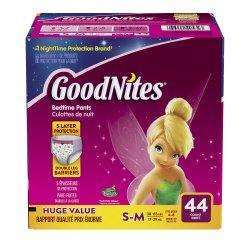 GoodNites Absorbent Underwear, Small / Medium, 44 per Box