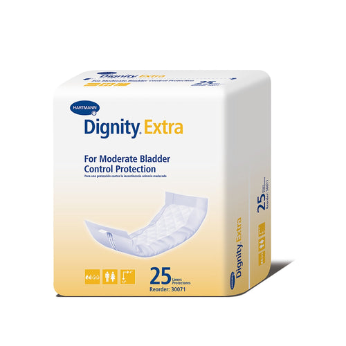 Dignity® Extra For Moderate Incontinence Liner, 12-Inch Length