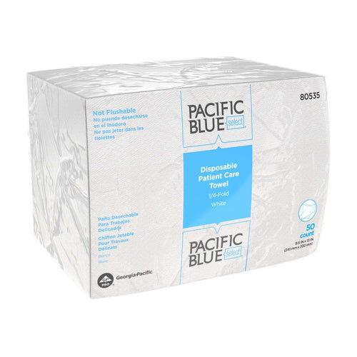 Pacific Blue Select A400 Disposable Washcloths, 50 per Bag