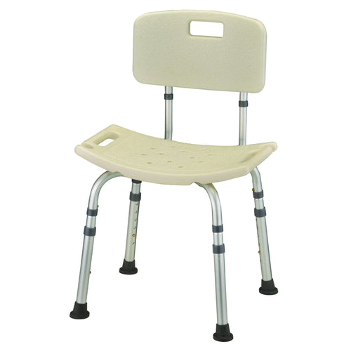 Knocked Down Shower Chair With Backrest