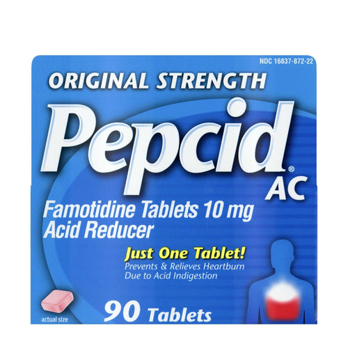 Pepcid AC Antacid, 90 Tablets per Bottle